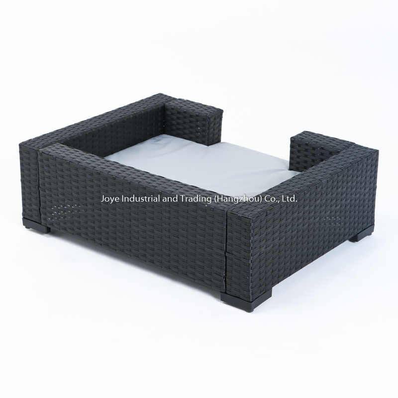 HP13090 Square Rattan Pet Bed House (3)